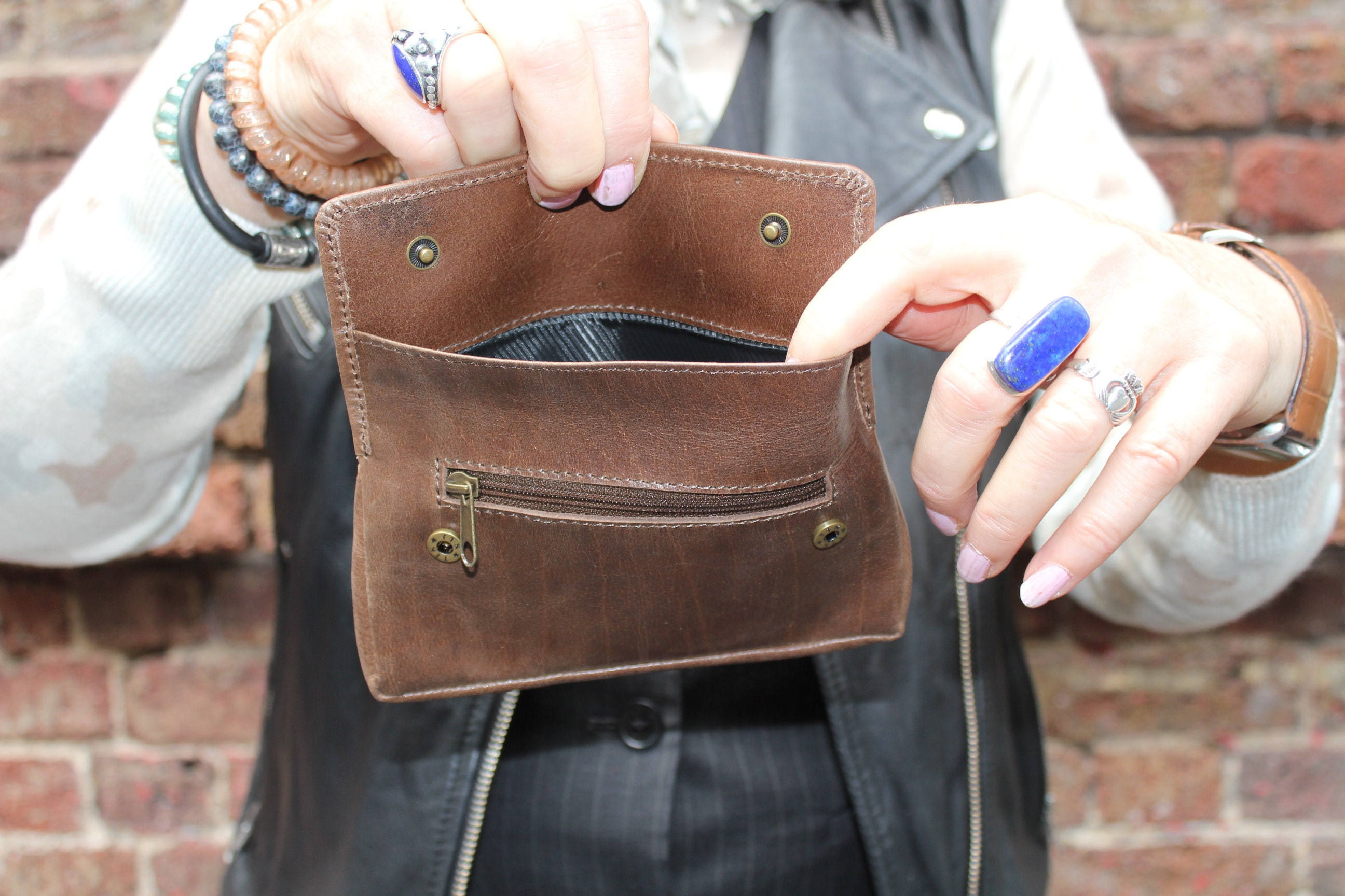 Piquadro PORTAFOGLIO UOMO CON PORTAMONETE MO PU1239B2R Mogano - Foto 9