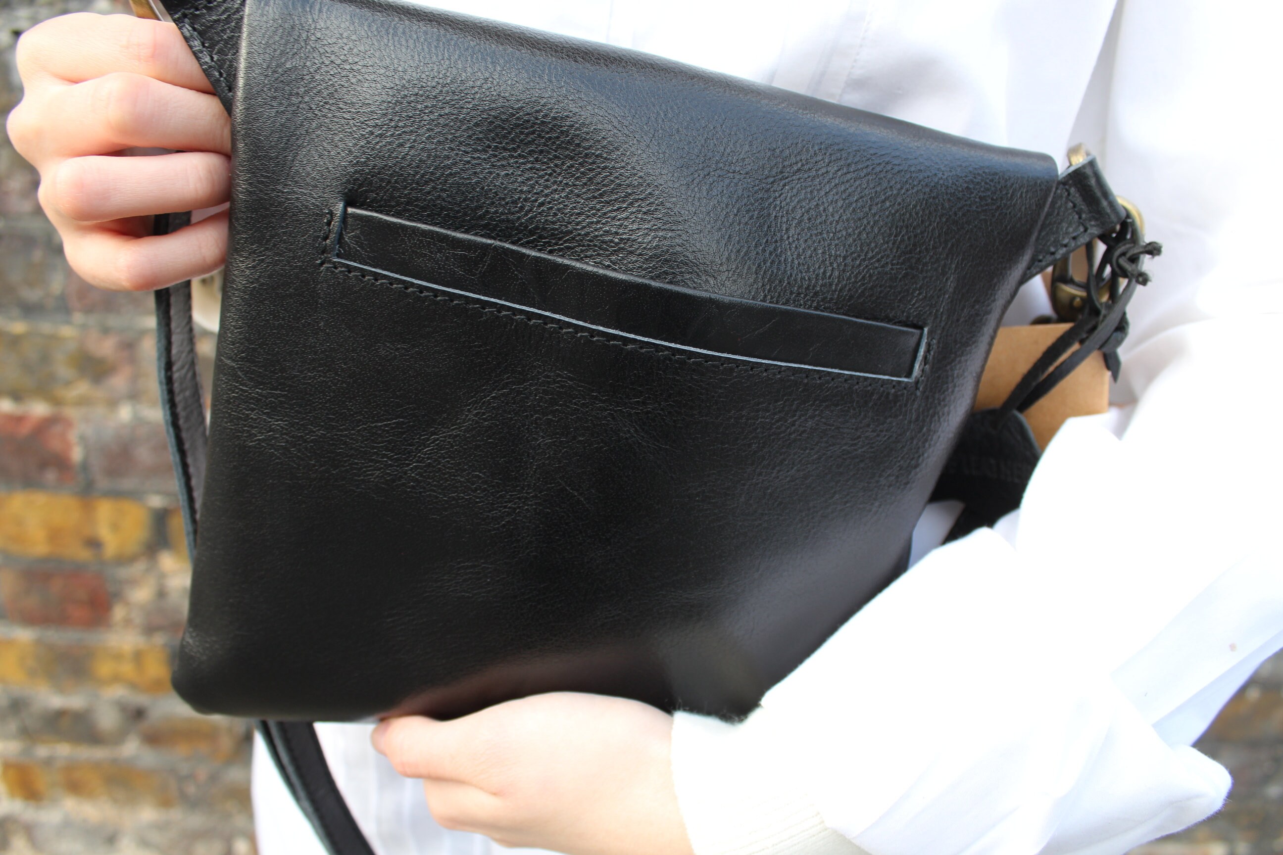 Mini Clip Bag Flap Over, Black Clasp Lock Purse, Black Mini Clip Bag Flap Over, Black Clasp Lock Purse, Black