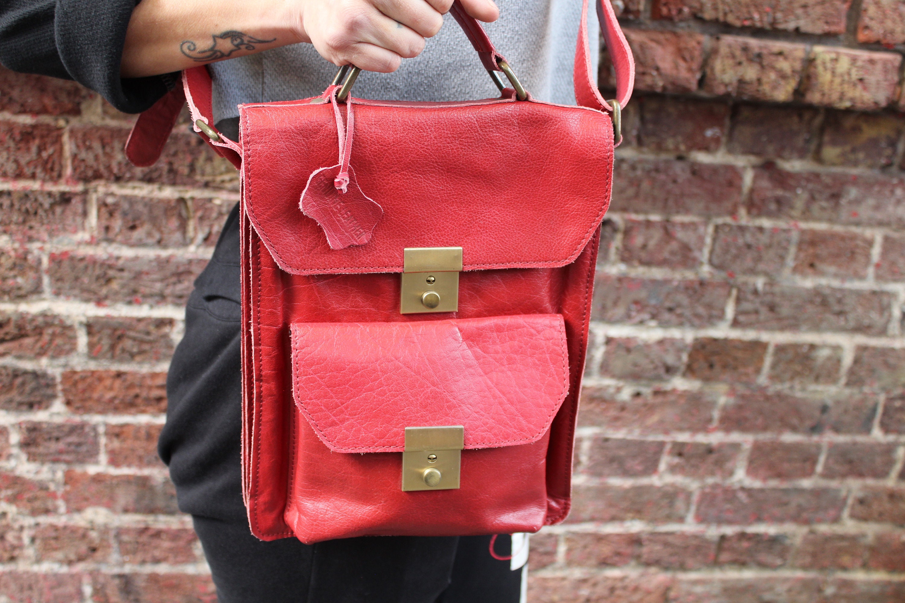 Leather Art Bag, 