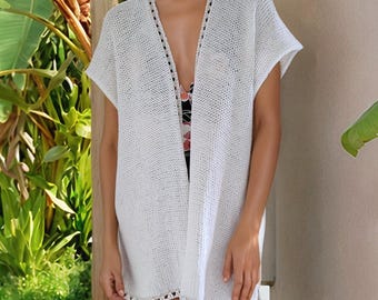 Sentro or Addi King Circular Knitting Machine Beach Cover-up Pattern – Boho Dress Tutorial (PDF Download)