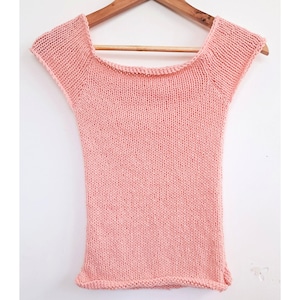 OFF SHOULDER Top Knitting PDF pattern for Sentro knitting machine or Addi Express Easy Tank top summer tutorial for women!