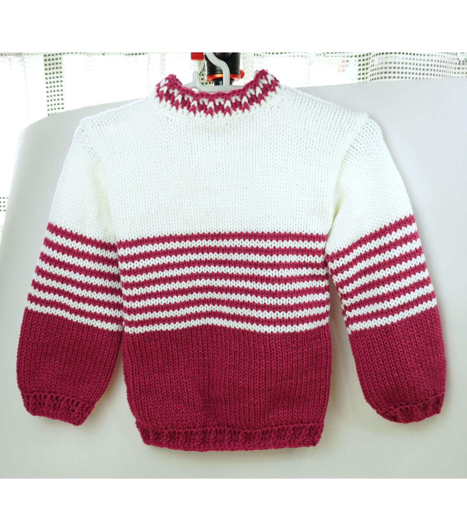 Kids and Toddler Sweater PDF Pattern for Sentro 48 or ADDI Knitting ...