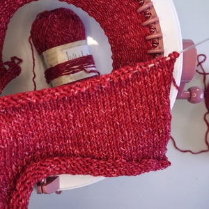 Knitting Top Pattern PDF using Sentro or Addi Express circular knitting machine ! Festival summer or winter  knit top for women