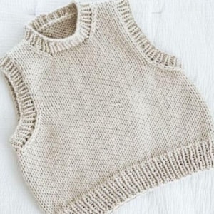Sleeveless winter Vest pattern with Round neck for Addi kingsize or Sentro 48 needle circular knitting machine! How to make knit Vest