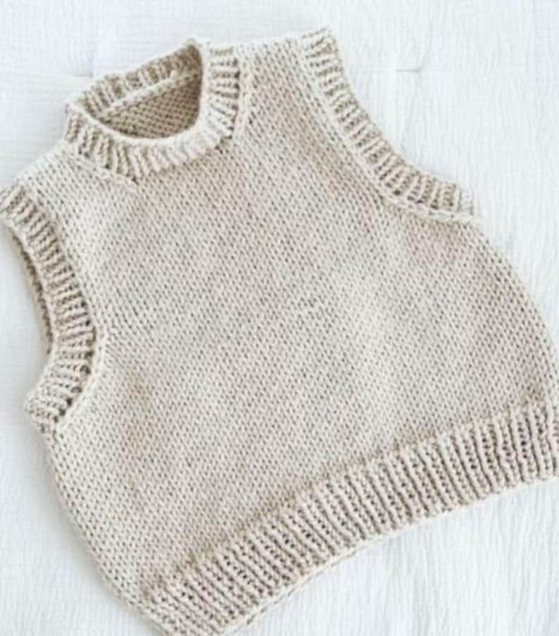 Sleeveless winter Vest pattern with Round neck for Addi kingsize or Sentro 48 needle circular knitting machine! How to make knit Vest