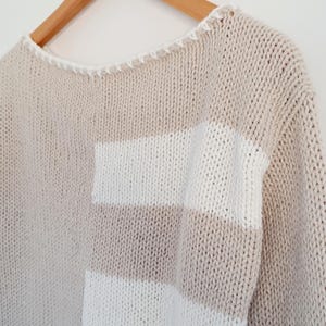Sentro 48 or Addi King Easy Knit Sweater Pattern – Sentro 48, Beginner ...