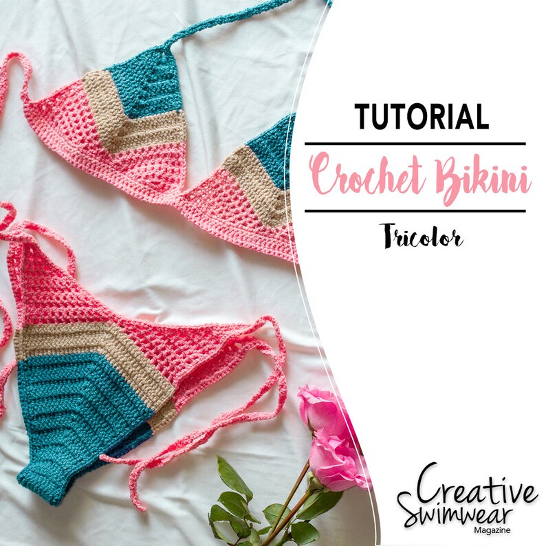 Crochet Bikini Set PDF Pattern Tutorial How to Make Crochet Etsy