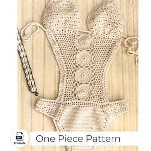 DIY Crochet Swimsuit Pattern and video tutorial - Crochet Bathing suit for Summer Holidays Resort wear