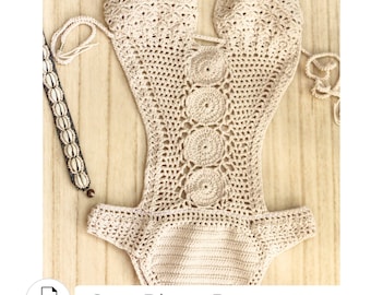 DIY häkeln Badeanzug Muster und Video Tutorial – häkeln Badeanzug für Sommer Ferien Urlaub tragen