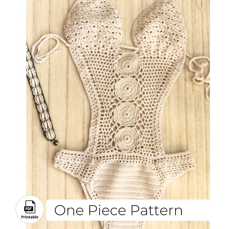 DIY Crochet Swimsuit Pattern and video tutorial - Crochet Bathing suit for Summer Holidays Resort wear