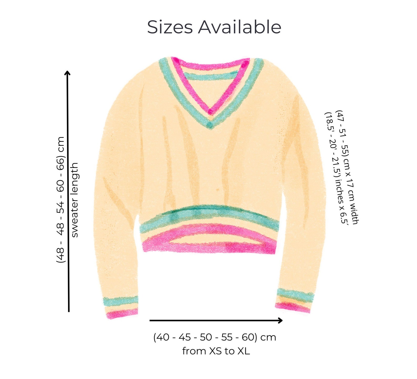 Sentro Knitting Machine Sweater PDF Pattern! Addi King Knit Jumper With ...