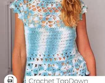 Tutorial Maglia Maglia Estiva Uncinetto Top Down All Uncinetto