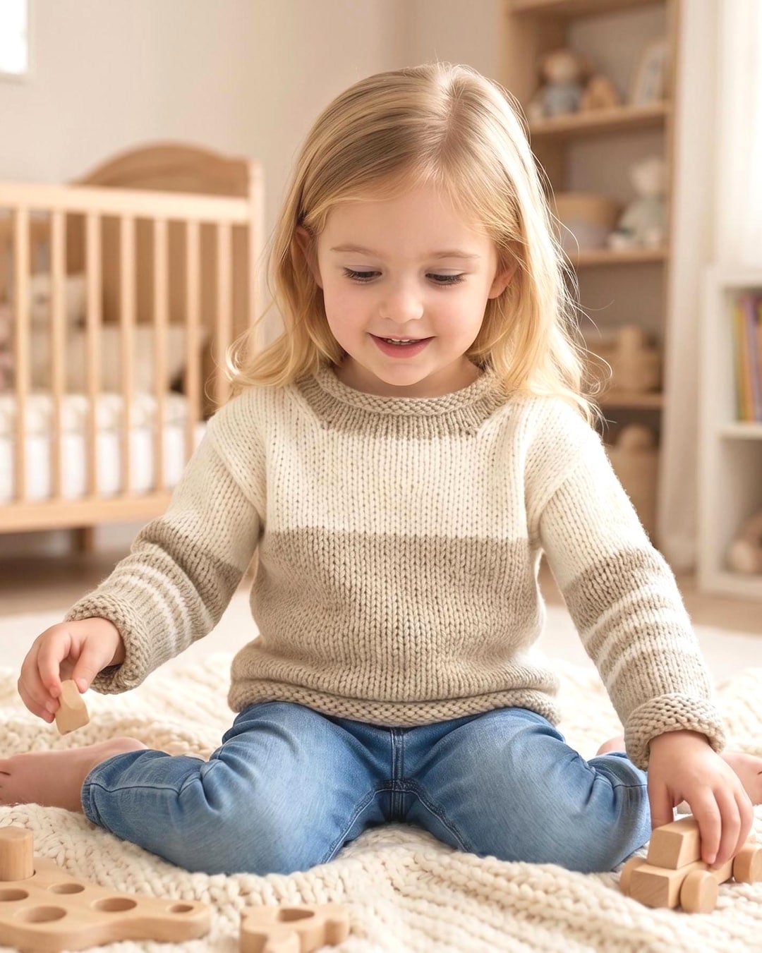 Sentro 48 or Addi King Baby Sweater Knitting Pattern – Machine Knit ...