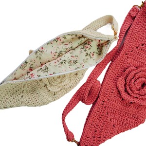 Crochet bag pattern, gift bag for women, sling bag for women, crochet women bag, easy crochet bag, easy bag pattern, Boho Bag, messenger bag, beginner crochet bag, bag flower, summer crossbody bag, granny square bag, festival vintage