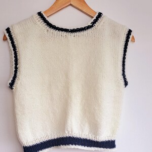 Sleeveless winter Vest pattern with Round neck for Addi kingsize or Sentro 48 needle circular knitting machine! How to make knit Vest