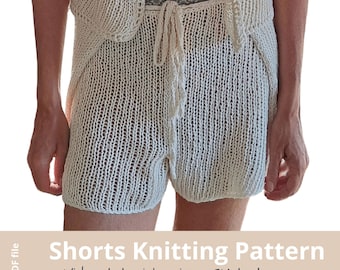 Modello PDF per realizzare pantaloncini avvolgenti fai da te, adatti alla macchina Sentro 48 o al tutorial estivo Addi King Easy Resort, regalo per le donne!