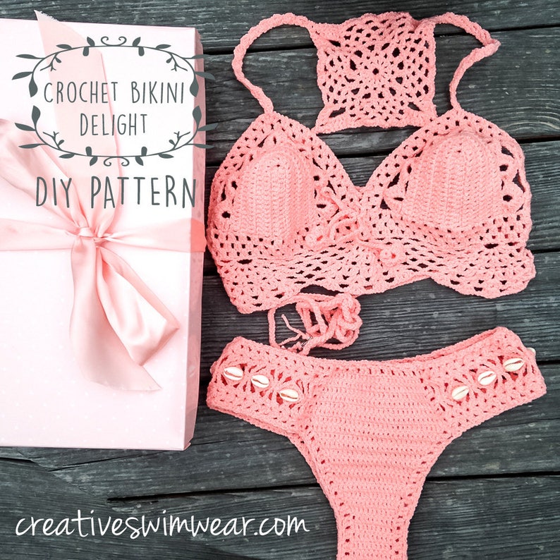 Crochet Bikini Pattern Top How to make Crochet swimwear 1 - изображение.