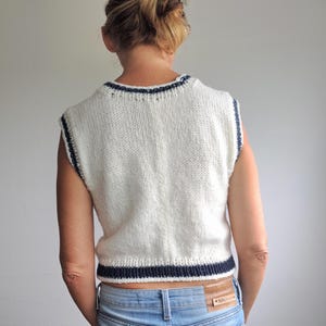 Sleeveless winter Vest pattern with Round neck for Addi kingsize or Sentro 48 needle circular knitting machine! How to make knit Vest