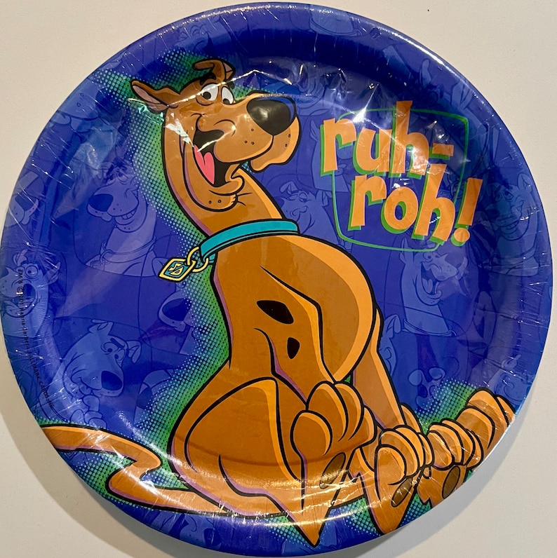 Scooby-doo Ruh-roh Large Plates (8ct) - Etsy