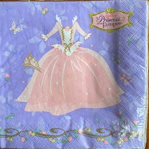 Barbie princess & the Pauper large napkins (16ct)