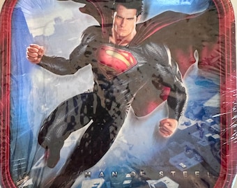 Superman Saves the day small plates (8ct)