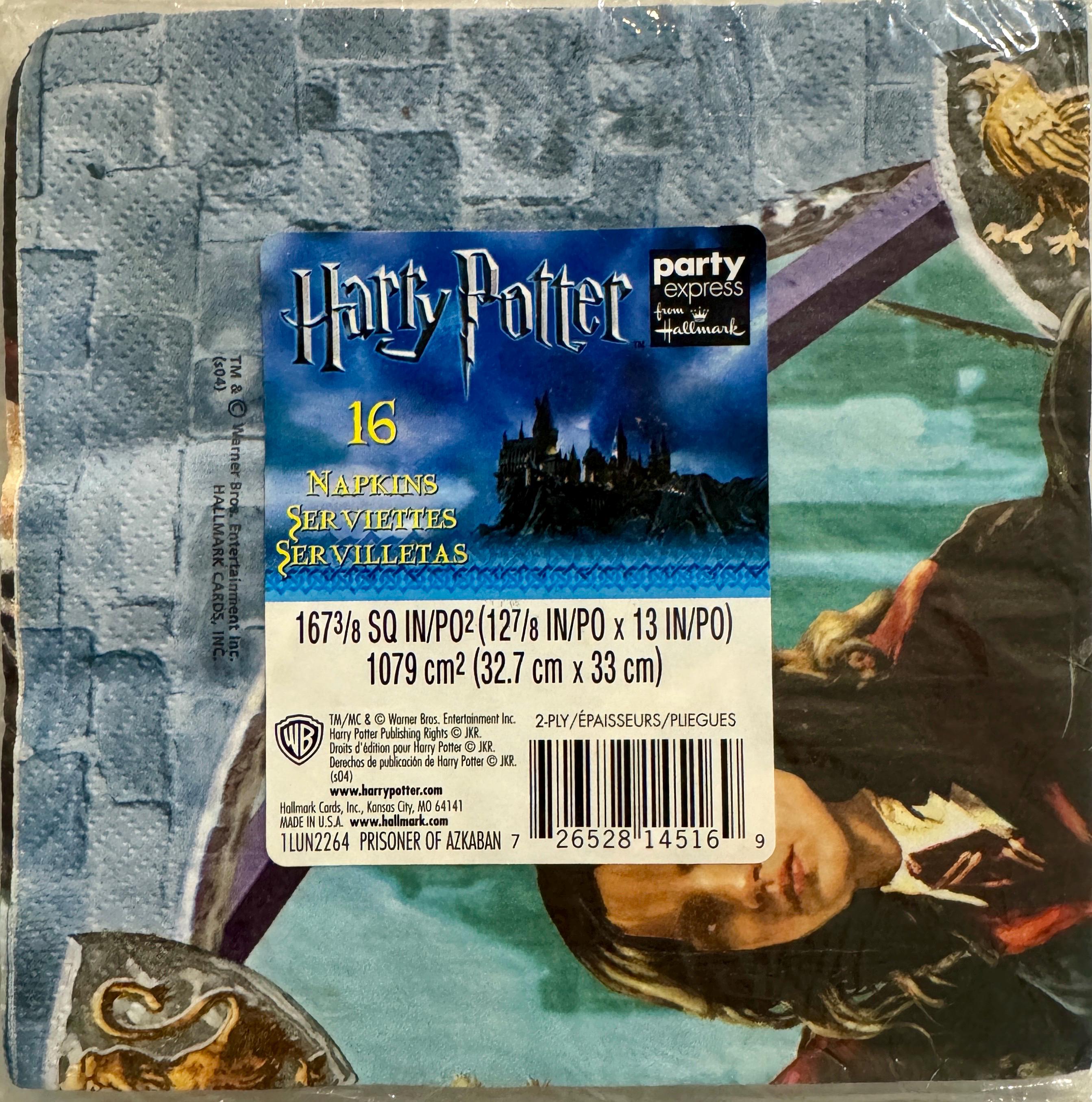 Harry-potter Prisoner of Azkaban Large Napkins (16ct) - Etsy
