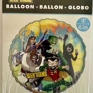 Teen Titans Mylar Balloons (1ct)