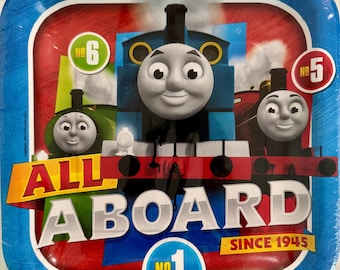 Thomas The Tank Large square Plates (8ct)