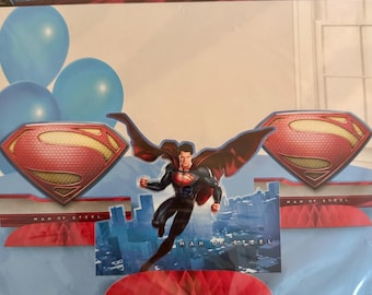 Superman Saves the day Mini centerpiece (1ct)