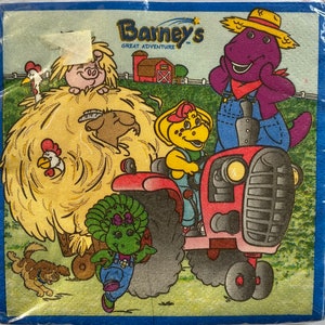 Barney Great Adventure Small Napkins (16ct)