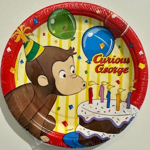 Curious George Small Plates (8ct)