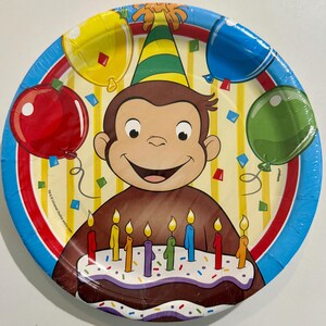 Curious George Large Plates (8ct)