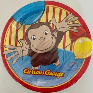 Curious George Large Plates (8ct)