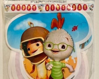 Chicken Little Birthday Banner