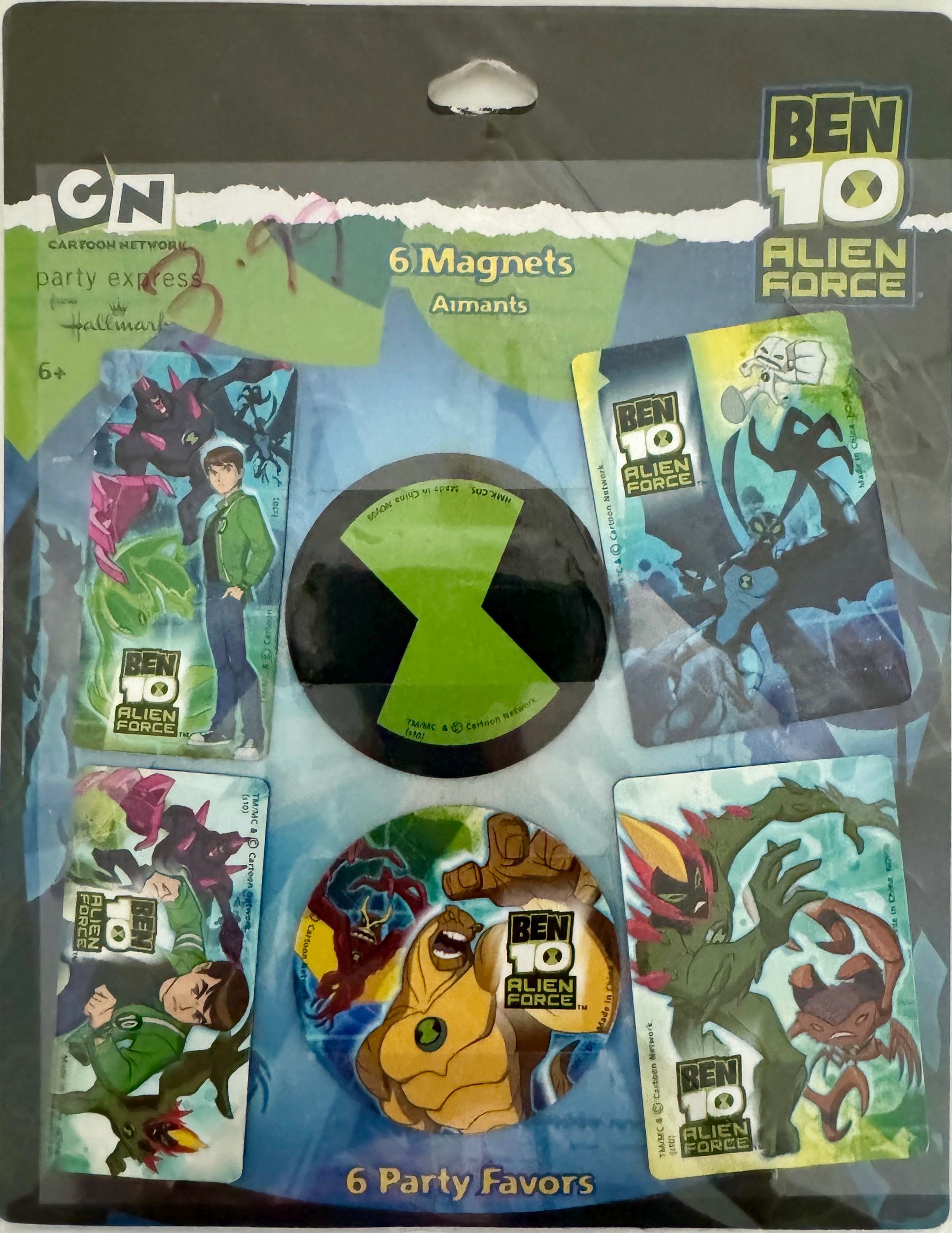 Ben 10 Alien Force Magnets (6ct) - Etsy