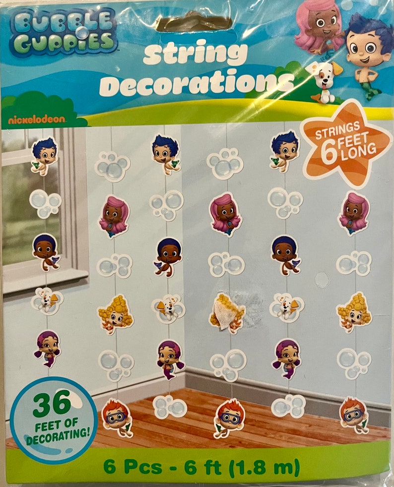 Bubble Guppies String Decorations - Etsy