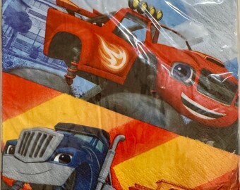 Blaze & The Monster Machines Large Napkins (16ct)