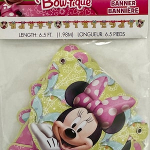 Minnie Mouse Bowtique Birthday Banner (1ct)