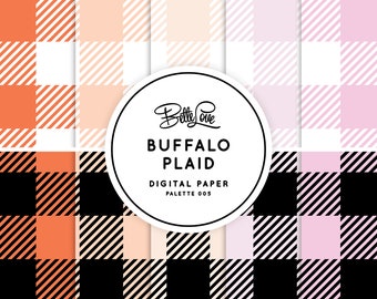 Buffalo Plaid Digital Paper Flannel Digital Pattern Plaid Pattern Lumberjack Pattern Seamless Pattern Checker Pattern Gingham Pattern