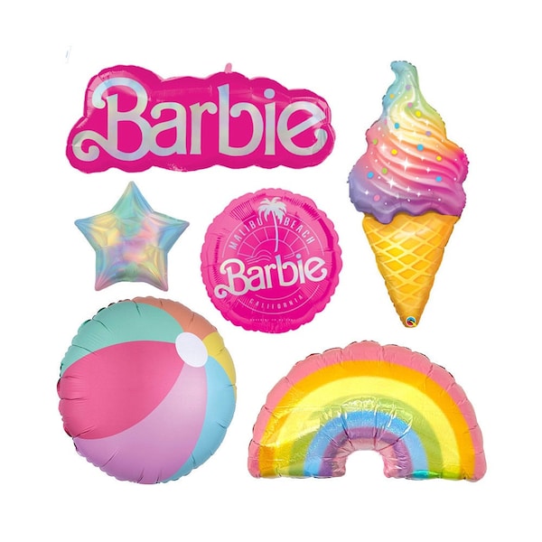 Beach Barbie Balloons, C'mon Let's Go Party, Barbie Party, Bachelorette Party Theme, Bachelorette Decorations, Malibu Barbie Birthday Party