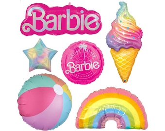 Beach Barbie Balloons, C'mon Let's Go Party, Barbie Party, Bachelorette Party Theme, Bachelorette Decorations, Malibu Barbie Birthday Party