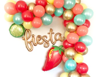 Cinco de Mayo Decorations, Fiesta Theme Party Decorations, Fiesta Balloon Garland, Cinco de Mayo Balloons, Baby Shower, Bridal Shower Decor