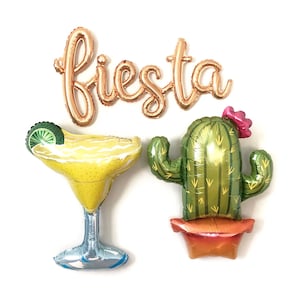 Cinco de Mayo Party Decorations, Fiesta Theme Party Decorations, Fiesta Balloon, Cactus Margarita Balloon, Baby Shower, Fiesta Bridal Shower