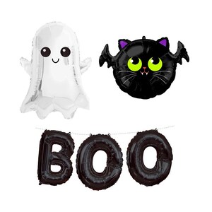 Halloween Balloons, Halloween Decor, Halloween Decorations, Holographic Ghost Balloon, Bat Balloons, Halloween Party Decor, Birthday Party