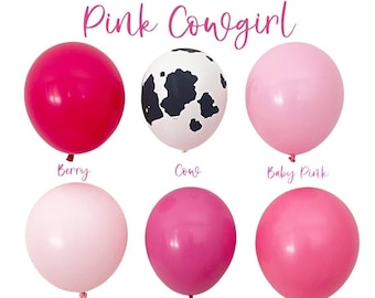 Cowgirl Balloons, Last Rodeo, Let's Go Girls Theme, Nash Bash, Giddy Up, Cowboy Party, Pink Cow Bachelorette Party, Western Birthday Party