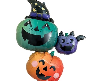 Halloween Balloon, Jack O Lantern Balloon, Pumpkin Balloon, Halloween Party Decor, Halloween Decorations, Kids Party, Fall Birthday Party