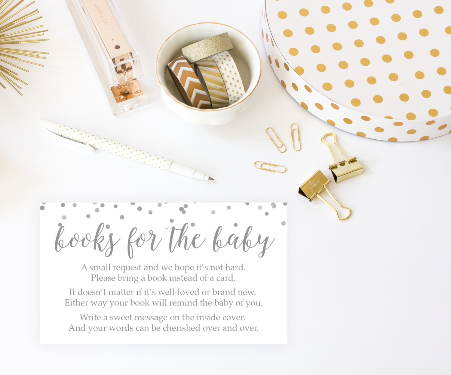 Bring a Book Printable Baby Shower Invitation Insert Game Etsy