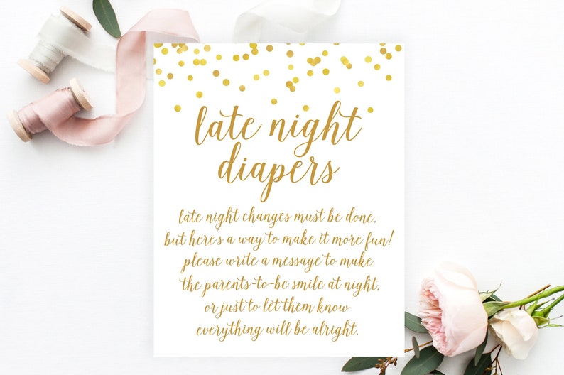 Late Evening Diapers Video game Indication, 8x10, Printable Boy or girl Shower Video game, Little one Shower Signal, Gold, Child Shower Printable, Kid Shower Decor BAS1 image relating to Late Night Diapers Printable identified as Late Evening Diapers Sport Signal, 8x10, Printable Kid Shower Sport, Kid Shower Signal, Gold, Kid Shower Printable, Boy or girl Shower Decor BAS1
