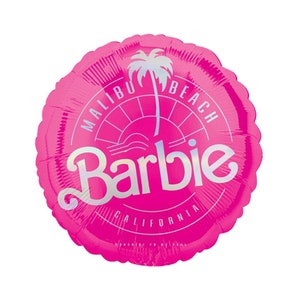 Barbie Balloon C'mon Let's Go Party Barbie Party - Etsy