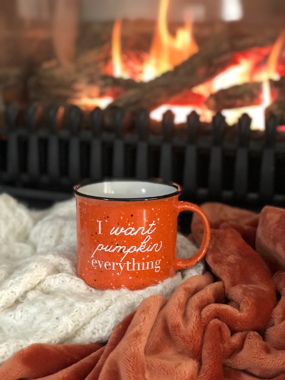 I Love Fall Most of All Campfire Coffee Mug - Pretty Collected